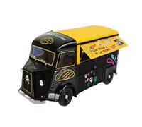 Collectible Race Car Model 1:18 For Citroen Type Hy Alloy Double Door Version Of The Small Truck Model Realistic Decoration Bedroom Decoration