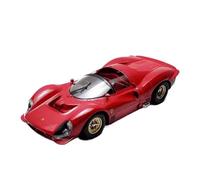 Collectible Race Car Model 1:18 For Ferrari 330P3 Red Realistic Vehicle Alloy Metal Sports Car Model Classic Static Ornaments Bedroom Decoration