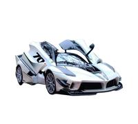 Collectible Race Car Model 1:18 For Ferrari FXXK EVO LaFerrari Sports Car Ornaments Fashion White Alloy Model Surprise Car Toys Bedroom Decoration