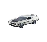Collectible Race Car Model 1:18 For Ford Mustang Mach I Alloy Mini Diecast Car Model Souvenir Decration And Display (1971) Bedroom Decoration(White)