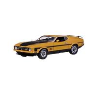 Collectible Race Car Model 1:18 For Ford Mustang Mach I Alloy Mini Diecast Car Model Souvenir Decration And Display (1971) Bedroom Decoration(Yellow)