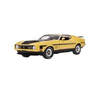 Collectible Race Car Model 1:18 For Ford Mustang Mach I Alloy Mini Diecast Car Model Souvenir Decration And Display (1971) Bedroom Decoration(Yellow B)