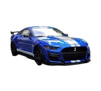 Collectible Race Car Model 1:18 For Ford Mustang Shelby GT500 Cobra Multicolor Alloy Car Model Vintage Car Craft Collection Bedroom Decoration(Blue A)
