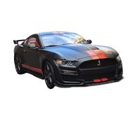 Collectible Race Car Model 1:18 For Ford Mustang Shelby GT500 Cobra Multicolor Alloy Car Model Vintage Car Craft Collection Bedroom Decoration(Black)