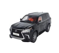 Collectible Race Car Model 1:18 For Lynx Lexus LX570 Peak Edition SUV Hardcore Crossover Black Alloy Car Model Retro Decor Bedroom Decoration