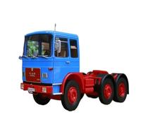 Collectible Race Car Model 1:18 For Man F7 16.304 Heavy Duty Truck Tractor Towing Car Model Head Indoor Game Toys Bedroom Decoration(Blue)