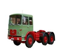 Collectible Race Car Model 1:18 For Man F7 16.304 Heavy Duty Truck Tractor Towing Car Model Head Indoor Game Toys Bedroom Decoration(Green)