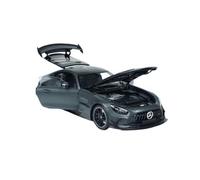 Collectible Race Car Model 1:18 For Mercedes-AMG Gt Black Series.2021 3 Colors Alloy Car Model Retro Miniature Decoration Bedroom Decoration(Grey)