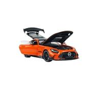 Collectible Race Car Model 1:18 For Mercedes-AMG Gt Black Series.2021 3 Colors Alloy Car Model Retro Miniature Decoration Bedroom Decoration(Orange)