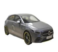 Collectible Race Car Model 1:18 For Mercedes-Benz A-Klasse A-Class A45 Matte Gray Classic Sedan Collectible Metal Ornament Bedroom Decoration