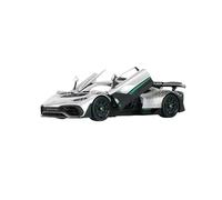 Collectible Race Car Model 1/18 For Mercedes-Benz AMG One Star Silver Static Alloy Car Model Doors Can Be Opened Fashion Supercar Bedroom Decoration