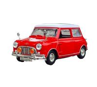Collectible Race Car Model 1:18 For Mini Cooper 1961 Simulation Ornament Alloy Model Car Static Toy Red Men's Favorite Model Bedroom Decoration