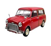 Collectible Race Car Model 1:18 For Mini Morris Touring Coach Extended Classic Car Diecast Collectible Model Souvenir Display Bedroom Decoration