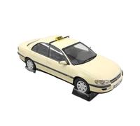 Collectible Race Car Model 1:18 For Opel Omega B German Taxi 1996 Alloy Beige Sedan Car Model For Adults Collection Decoration Bedroom Decoration