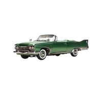 Collectible Race Car Model 1/18 For Plymouth 1960 Convertible Realistic Alloy Model Collectible Vintage Ornaments Bedroom Decoration(Green)