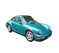 Collectible Race Car Model 1/18 For Porsche 911 Carrera4 Realistic Vehicle Alloy Car Model Multi-color Openable Door Metal Ornaments Bedroom Decoration(Green)