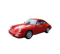 Collectible Race Car Model 1/18 For Porsche 911 Carrera4 Realistic Vehicle Alloy Car Model Multi-color Openable Door Metal Ornaments Bedroom Decoration(Red)