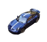 Collectible Race Car Model 1:18 For Porsche 911 GT3 Blue Alloy Car Model Scale Die-Cast Display Stand Decoration Vehicle Bedroom Decoration