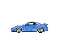 Collectible Race Car Model 1:18 For Porsche RWB 997 Blue Alloy Sports Car Car Model Metal Die-cast Collectible Model Bedroom Decoration