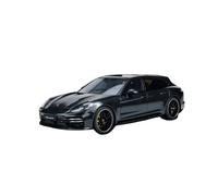 Collectible Race Car Model 1:18 For Porsche Turbo S Sport Metallic Gray Alloy Car Model Die-cast Vehicle Miniature Ornaments Bedroom Decoration