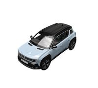 Collectible Race Car Model 1:18 For Renault 4 E-Tech 2025 Alloy Large Scale Car Model Silver Wheel Collection Display Bedroom Decoration(Blue)