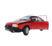 Collectible Race Car Model 1:18 For Renault Fuego Turbo Red Alloy Scale Model Bedroom Decoration Indoor Toys 1980 Bedroom Decoration