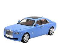 Collectible Race Car Model 1:18 For Rolls-Royce Ghost Blue Alloy Diecast Realistic Car Model Motor Enthusiasts' Collection Bedroom Decoration