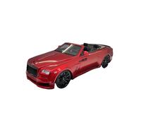 Collectible Race Car Model 1:18 For Rolls-Royce Obsidian Convertible Large Scale Rare Edition Resin Decoration Car Model Toy Bedroom Decoration(Red A)