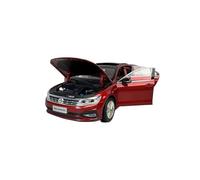 Collectible Race Car Model 1:18 For SAIC Volkswagen Lamando Red Alloy Full-opening Style Car Model Classic Double-door Souvenir Bedroom Decoration