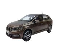 Collectible Race Car Model 1:18 For Shanghai Volkswagen Santana Gran Brown Alloy Die-cast Mini Car Model Scale Decoration Bedroom Decoration