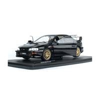 Collectible Race Car Model 1:18 For Subaru Impreza 22B Black Classic Die-cast Toy Alloy Two-door Car Model Mini Ornaments 1998 Bedroom Decoration
