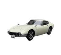 Collectible Race Car Model 1:18 For Toyota 2000GT 1967 Static Alloy Car Model Birthday Party Surprise Collection Model Bedroom Decoration(White)
