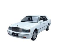Collectible Race Car Model 1:18 For Toyota Crown 155 Crown 10th Generation Suitable For Alloy White Car Model Retro Decoration Bedroom Decoration