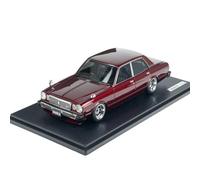 Collectible Race Car Model 1:18 For Toyota MarkⅡ Sedan Grande (MX41) Miniature Vehicle Die Cast Car Model Red Vintage Decoration Bedroom Decoration