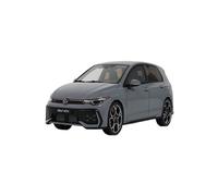 Collectible Race Car Model 1:18 For Volkswagen Golf GOLF 8th Generation GTI Gray Resin Car Model Classic Sedan Souvenir Bedroom Decoration