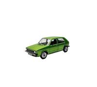 Collectible Race Car Model 1:18 For Volkswagen Golf L Sedan Alloy Green Sedan Car Model Classic Two-door Design Ornaments Bedroom Decoration