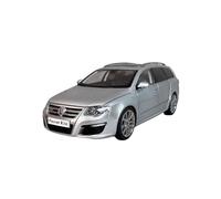 Collectible Race Car Model 1/18 For Volkswagen Passat Estate R36 Classic Crock Edition Alloy Sedan Car Model Classic Decoration Bedroom Decoration(Silver)