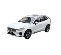 Collectible Race Car Model 1:18 For Volvo XC60 SUV 2022 Alloy Car Model Die-casting Display Three Colors Can Be Decorated Toy Bedroom Decoration(White)