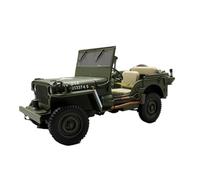 Collectible Race Car Model 1:18 For Wwii Willys Jeep Military Vehicle Alloy Model Collector Cabinet Display Bedroom Decoration