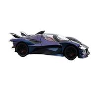Collectible Race Car Model 1/24 For Apollo EVO Sun God Alloy Car Model Sound And Light Pull Back Racing Super Sports Car Bedroom Decoration(Purple)