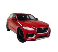 Collectible Race Car Model 1 24 For Jaguar F PACE Type XJ XF Rare Alloy Car Model Holiday Souvenir Home Decoration Bedroom Decoration(Red)
