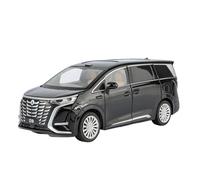 Collectible Race Car Model 1:24 For Tengshi D9 Alloy Model Pullback Sound And Light MPV Business Car Model Ornaments Bedroom Decoration(Black)