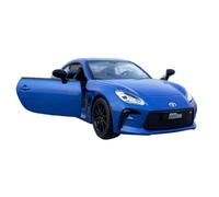 Collectible Race Car Model 1/28 For Toyota GR86 Metal Car Model Sound And Light Pull Back Race Super Sports Car Model Bedroom Decoration(Blue)