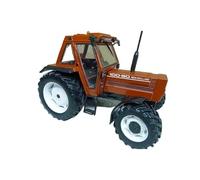 Collectible Race Car Model 1:32 For 100-90 Fiat Tractor Die Cast Alloy Agricultural Vehicle Model Souvenirs Ornament Bedroom Decoration