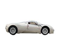 Collectible Race Car Model 1/32 For Pagani Utopia Alloy Car Model Sound And Light Pull Back Racing Vehicle Suitable For Birthday Bedroom Decoration(Grey)