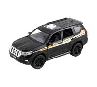 Collectible Race Car Model 1:32 For Prado Metal Toy Car Alloy Domineering Car Model Ornaments Miniature Cool Vehicle Model Bedroom Decoration(Black)