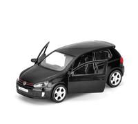 Collectible Race Car Model 1 36 For Golf 6 GTI Diecast Alloy Car Model Toy Vehicle Metal Simulation 2 Doors Opened Bedroom Decoration(A)