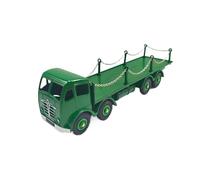 Collectible Race Car Model 1:43 For 905 Flatbed Transport Truck Transporter Alloy Green Trailer Car Model Simulation Toy Bedroom Decoration