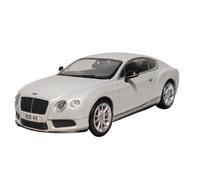 Collectible Race Car Model 1:43 For Bentley Continental GT V8 White Edition Alloy Car Metal Ornaments Party Surprise Bedroom Decoration