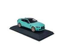Collectible Race Car Model 1:43 For BMW G82 M4 Competition Light Green Alloy Small Scale Car Model Collector's Edition Bedroom Decoration